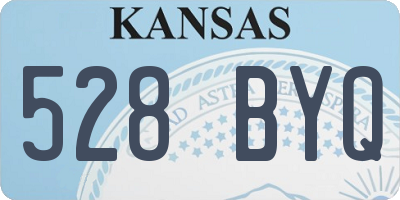 KS license plate 528BYQ