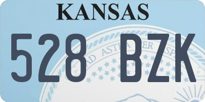 KS license plate 528BZK