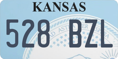 KS license plate 528BZL