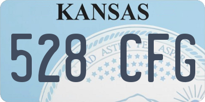 KS license plate 528CFG