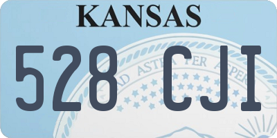 KS license plate 528CJI