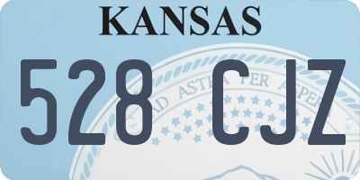 KS license plate 528CJZ