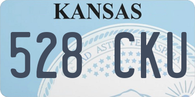 KS license plate 528CKU