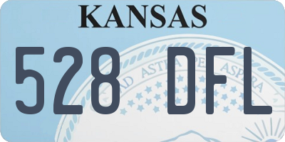 KS license plate 528DFL