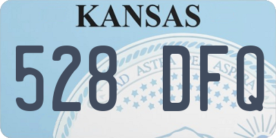 KS license plate 528DFQ