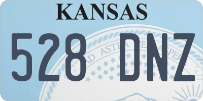 KS license plate 528DNZ