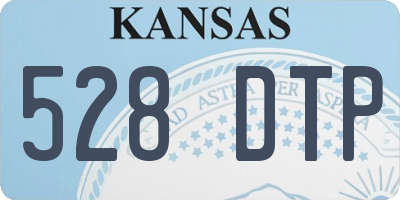KS license plate 528DTP