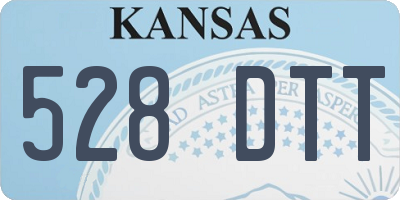 KS license plate 528DTT
