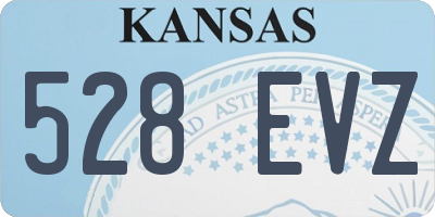 KS license plate 528EVZ
