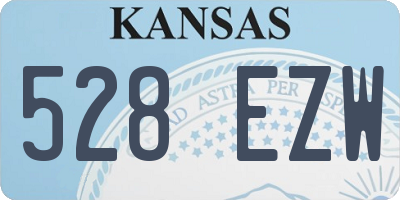 KS license plate 528EZW