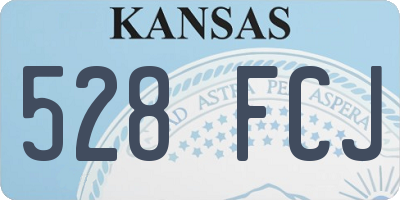 KS license plate 528FCJ