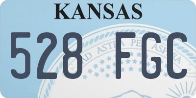 KS license plate 528FGC