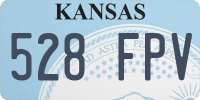 KS license plate 528FPV