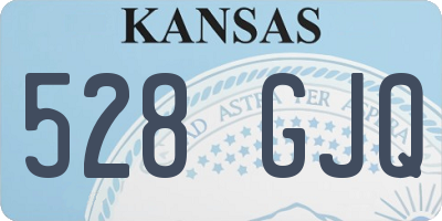 KS license plate 528GJQ