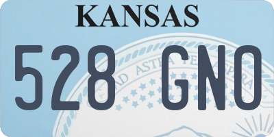 KS license plate 528GNO