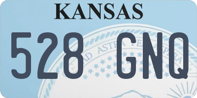 KS license plate 528GNQ