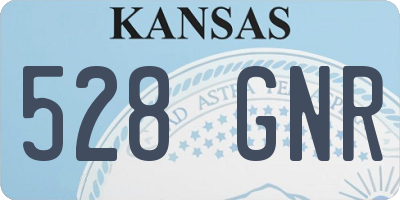 KS license plate 528GNR