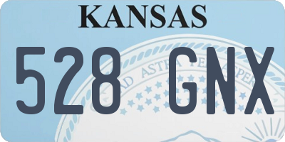 KS license plate 528GNX