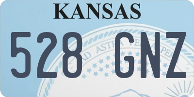 KS license plate 528GNZ