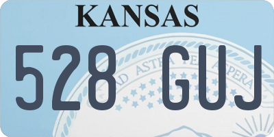 KS license plate 528GUJ