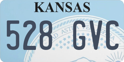KS license plate 528GVC