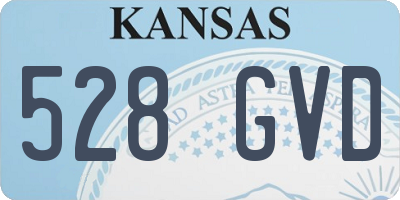 KS license plate 528GVD
