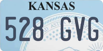 KS license plate 528GVG