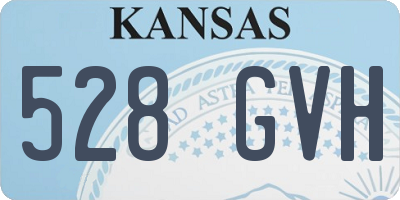 KS license plate 528GVH