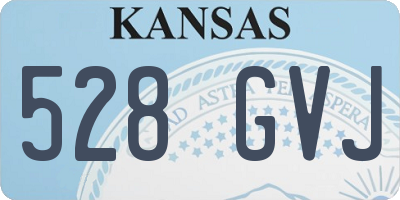 KS license plate 528GVJ