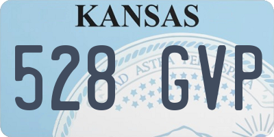 KS license plate 528GVP