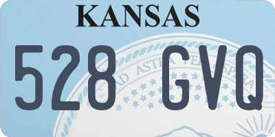 KS license plate 528GVQ