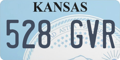 KS license plate 528GVR