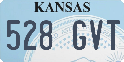 KS license plate 528GVT