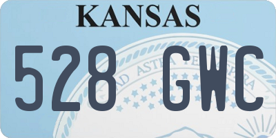 KS license plate 528GWC