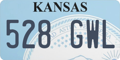 KS license plate 528GWL