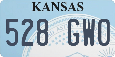 KS license plate 528GWO