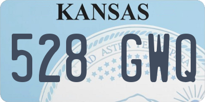 KS license plate 528GWQ
