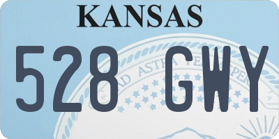 KS license plate 528GWY