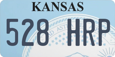 KS license plate 528HRP