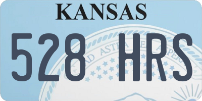 KS license plate 528HRS