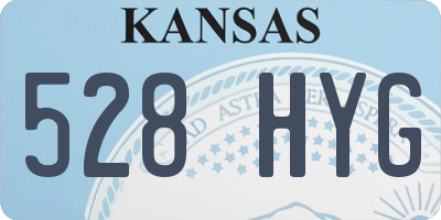 KS license plate 528HYG