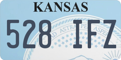 KS license plate 528IFZ