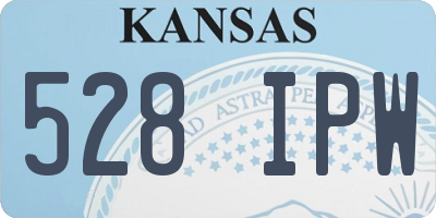 KS license plate 528IPW