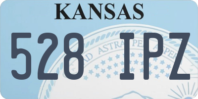 KS license plate 528IPZ