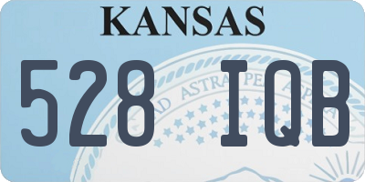 KS license plate 528IQB