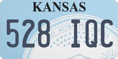 KS license plate 528IQC
