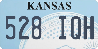 KS license plate 528IQH