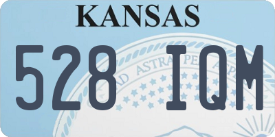 KS license plate 528IQM