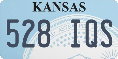 KS license plate 528IQS
