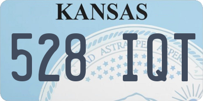 KS license plate 528IQT